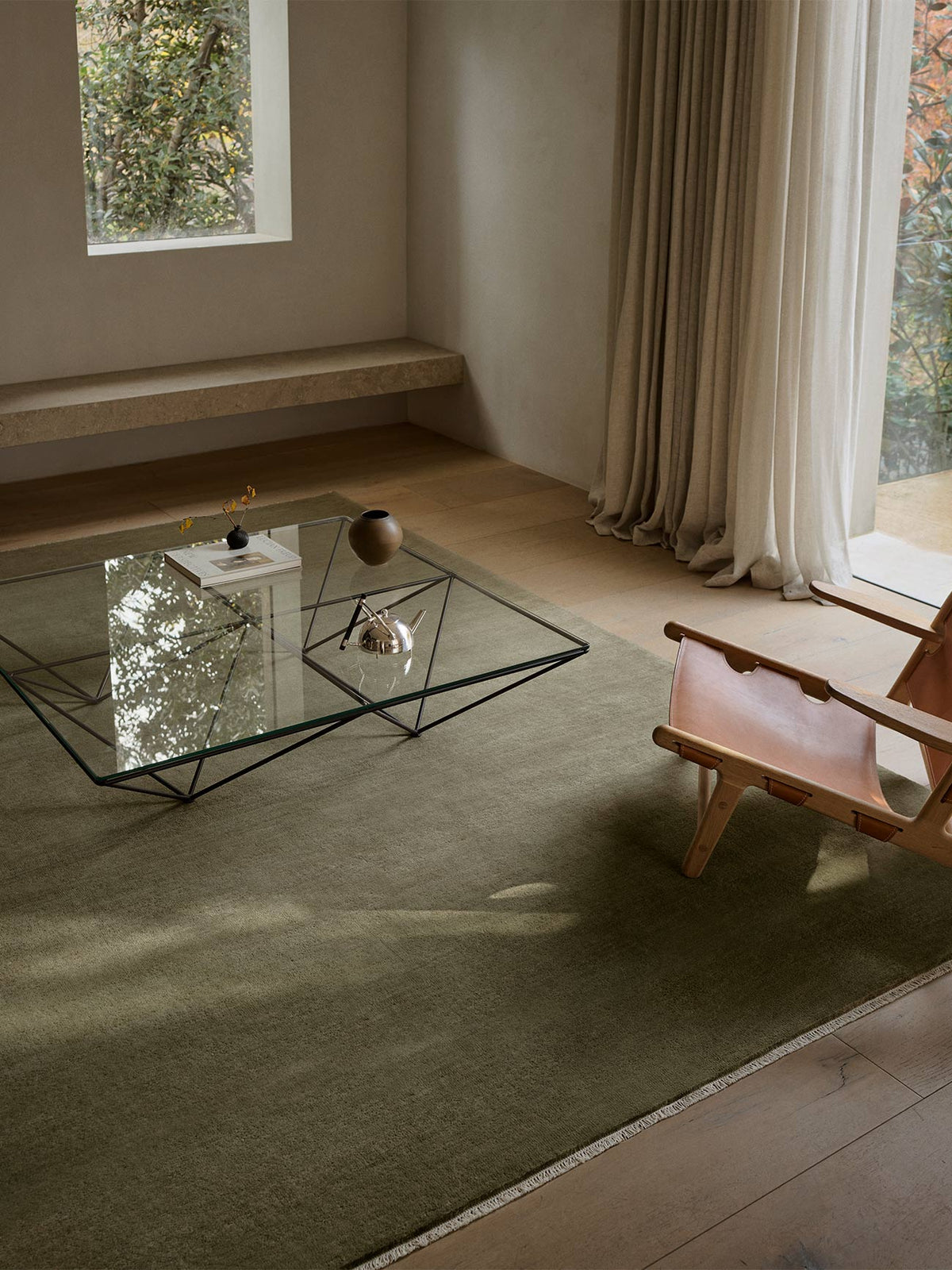 Armadillo Agra Rug in Artichoke