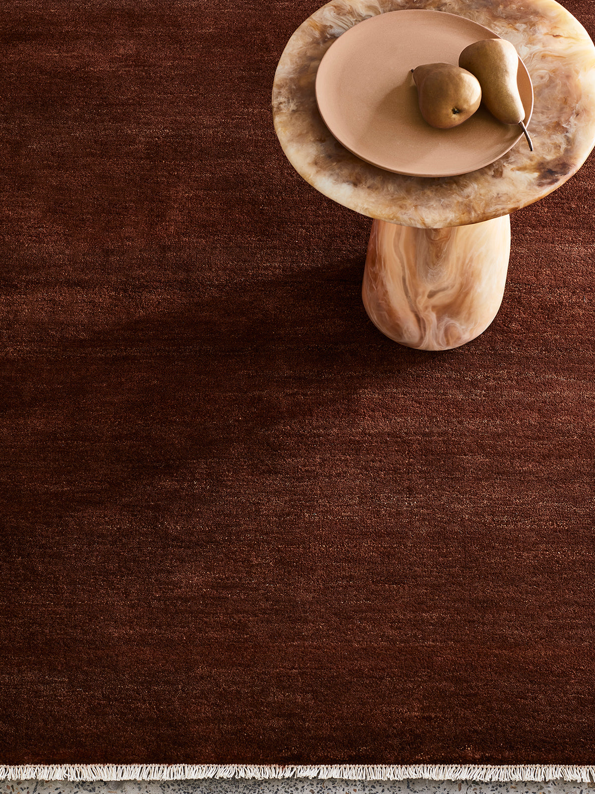 Armadillo Agra Rug in Burnt Umber