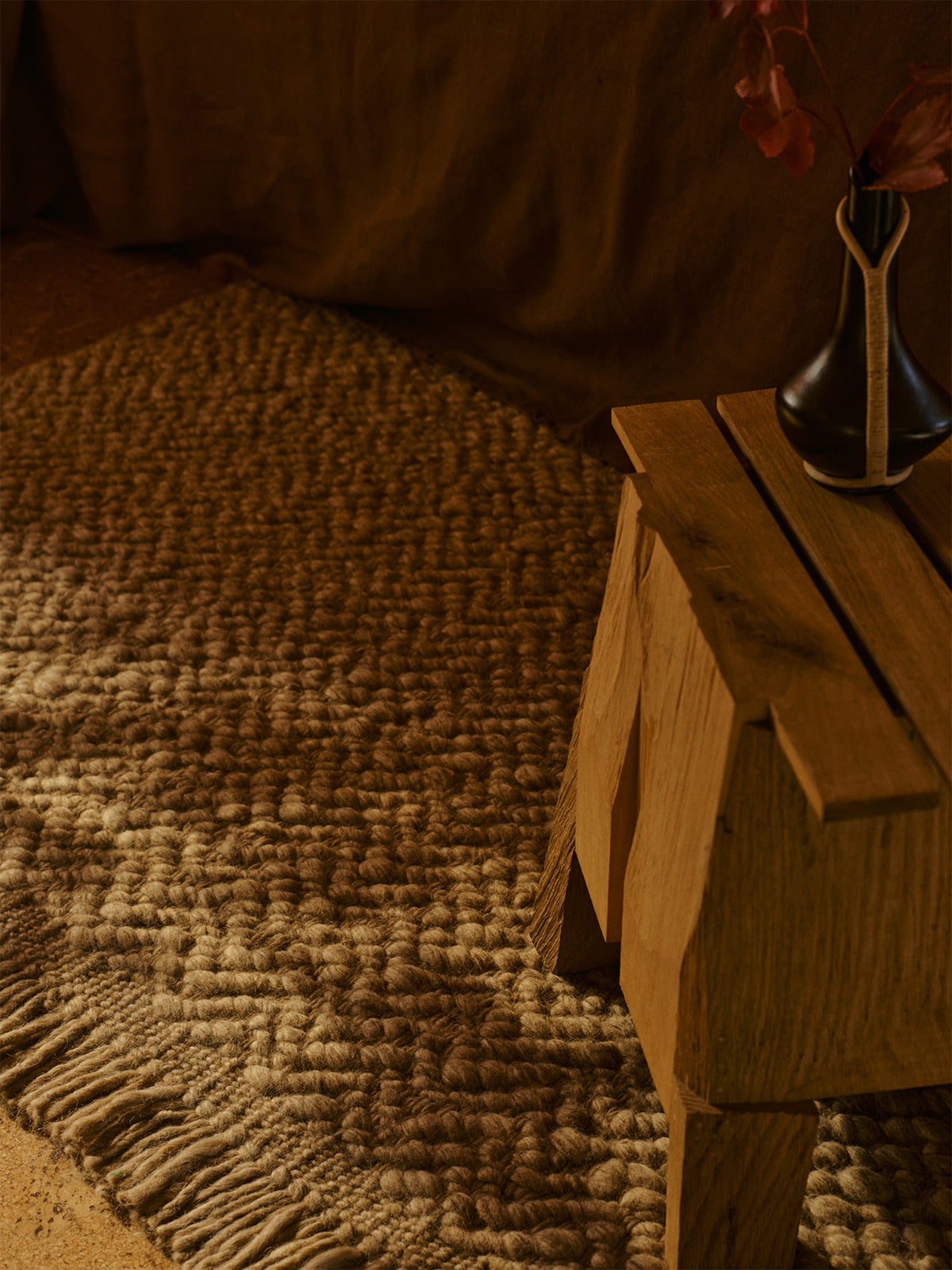 Armadillo Arroyo Rug in Sepia