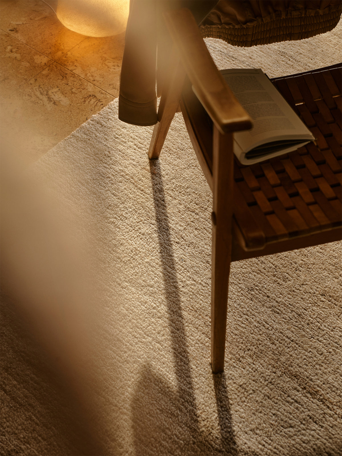 Armadillo Camino Rug in Sawdust