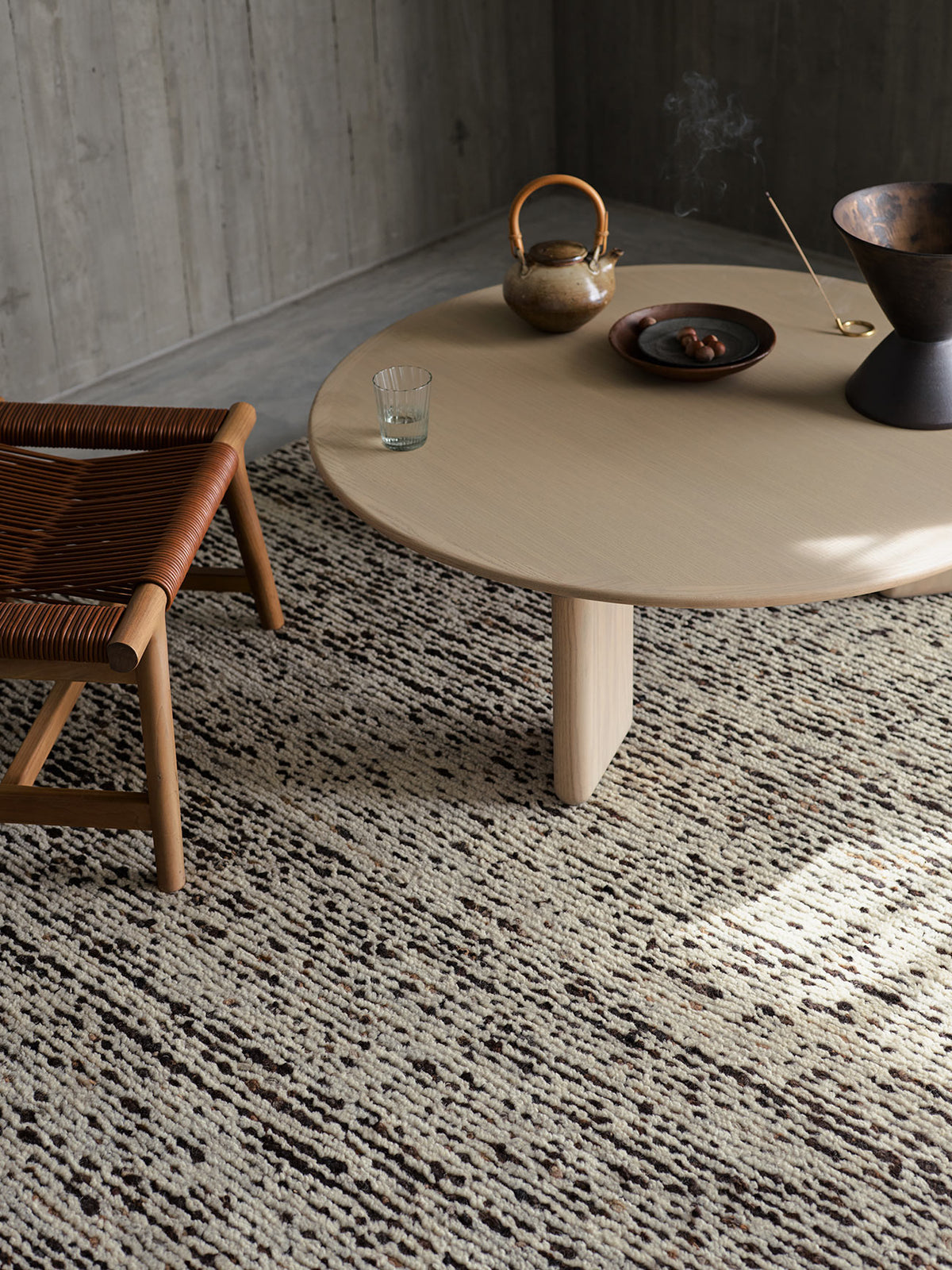 Armadillo Faroe Rug in Muscovado