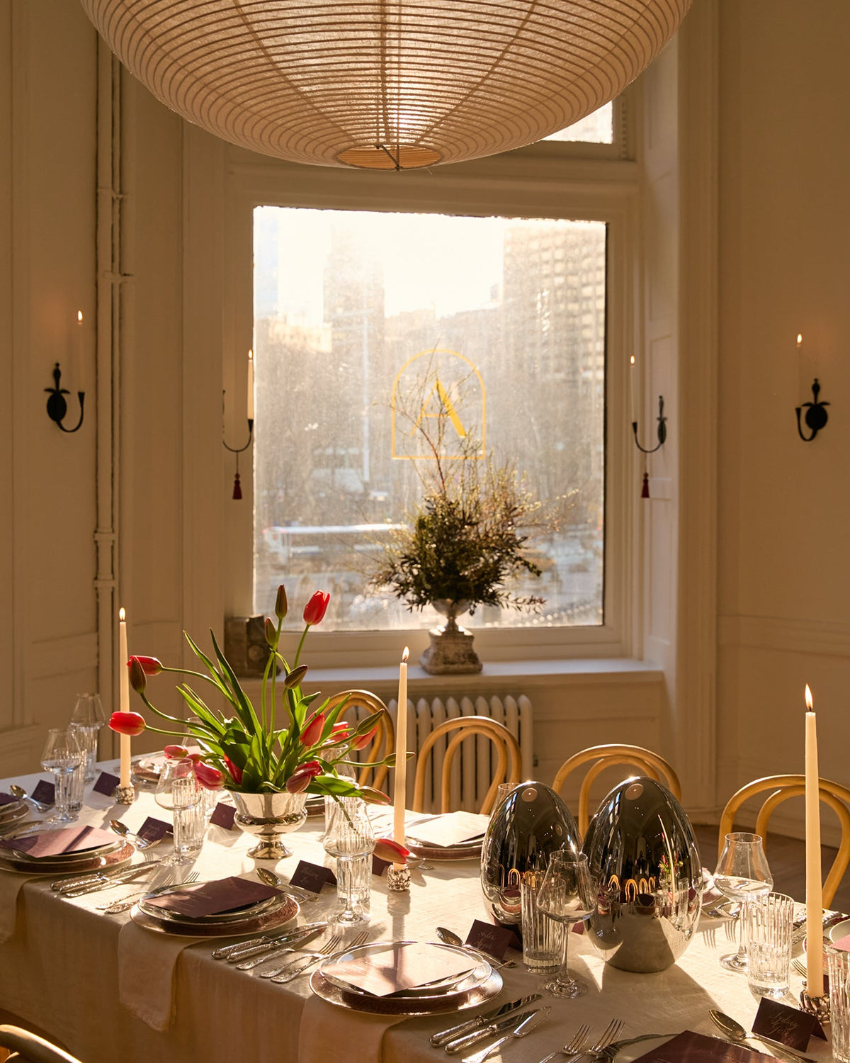 At Dinner with Romilly Newman in New York