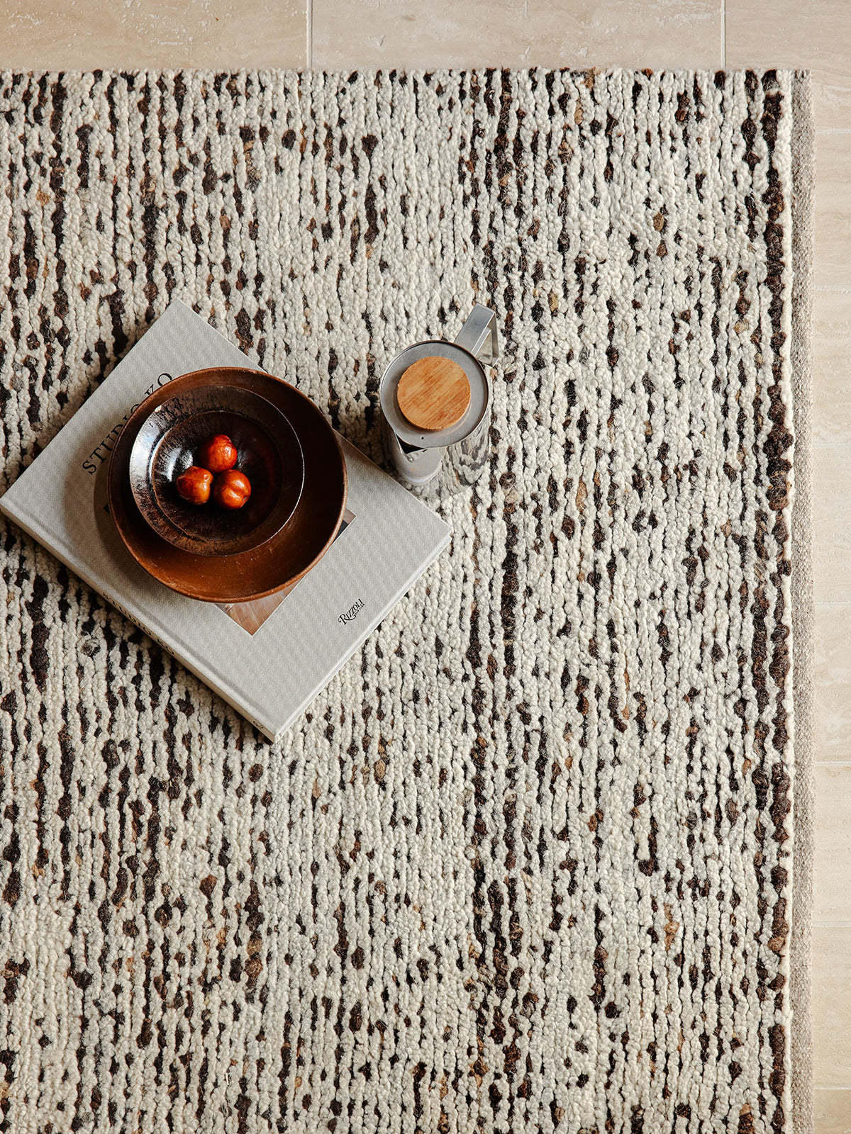 Armadillo Faroe Rug in Muscovado